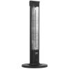 VEVOR Infrared Heater, 1500W Remote Control Electric Space Heater, Patio Heater w/ 3 Speeds & Timer & Tip-Over Protection, Outdoor/Outdoor for Bedroom